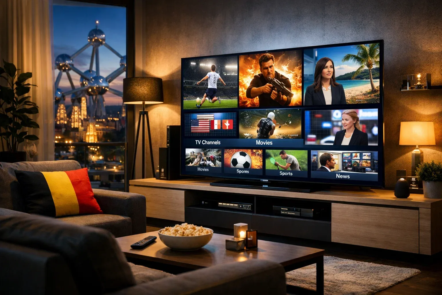 Meilleur service IPTV en Belgique avec streaming 4K et chaînes internationales