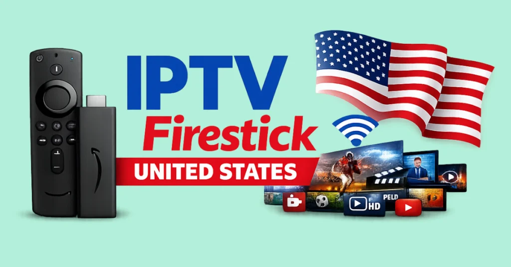 IPTV Firestick service in the United States with premium streaming channels and high speed internet delivery