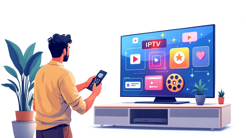 iptv free trial setup on smart TV and remote
